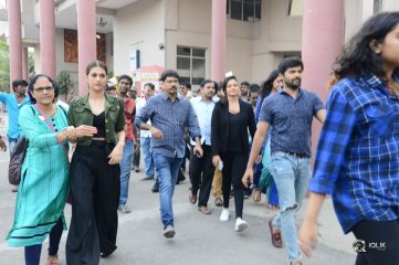 PSV Garuda Vega Movie Team At Bhramaramba Theater